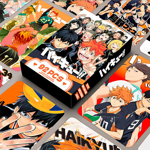 Набір карток Bioworld Волейбол Haikyuu!!! 92 шт Різнокольоровий (26150)