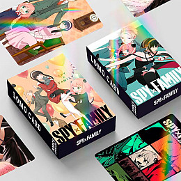 Набор карточек Bioworld Spy × Family 92 шт Разноцветный (26149)