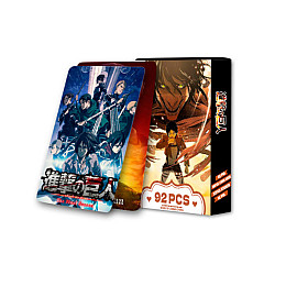 Набор карточек Bioworld Attack on Titan 92 шт Разноцветный (26148)