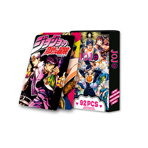 Набір карток Bioworld JoJo's Bizarre Adventure Ломо 92 шт Різнокольоровий (26147)