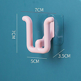 Держатель настінний для взуття UKC LVR 003 з наклейкою Pink (16576-hbr)