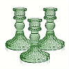 <p>Подсвечник стеклянний Leeseph 10,3х8 см Зелений</p>