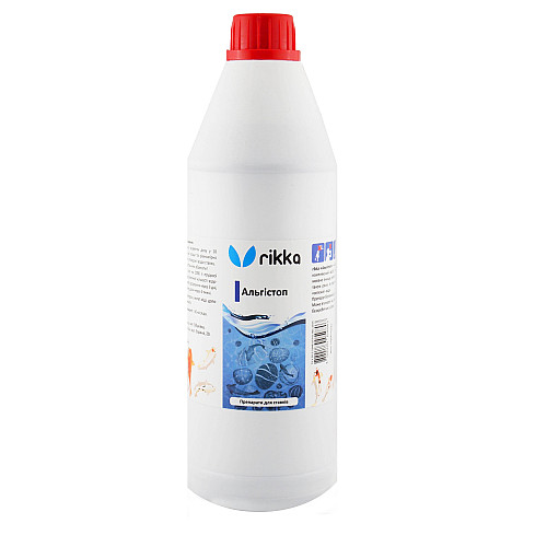 Средство от водорослей и зеленой воды в пруду Rikka Альгистоп 1 л (Р-101)