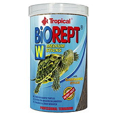 Сухой корм для водоплавающих черепах Tropical Biorept W палочки 1 л 300 г (11366)