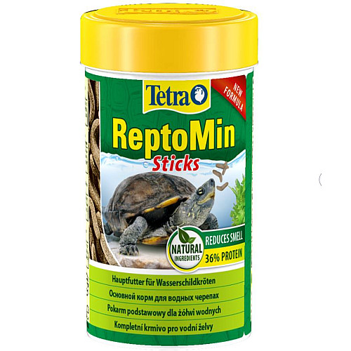 Сухой корм для водоплавающих черепах Tetra ReptoMin гранулы 250 мл (761346)