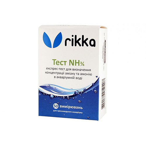 Тест для измерения аммоний аммиака Rikka NH3 на 50 измерений (T-102)