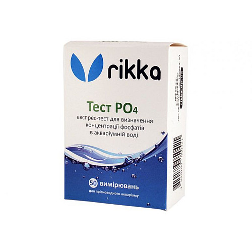 Тест для измерения фосфатов Rikka PO4 на 50 измерений (T-106)