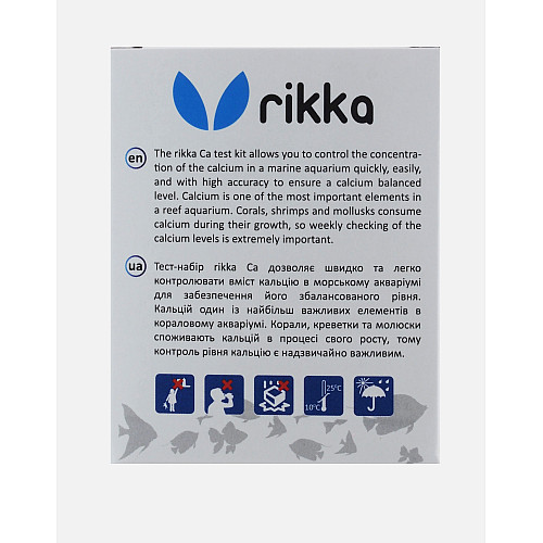 Тест для морской воды Rikka Ca на кальций в аквариуме 50 измерений (TK-109)