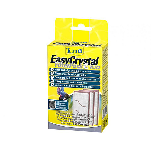 Фильтрующий картридж для аквариума Tetra Cascade Globe Tetra Filter Pack 100 C с активированным углем Бело-красный 3 шт (211841)