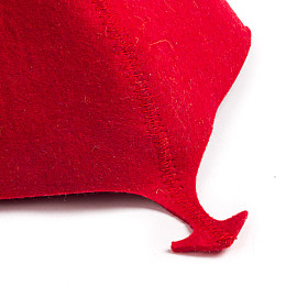 Банна шапка Luxyart Чертенок Червоний (LA-481)