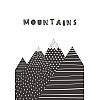 Постер в рамке Mountains Posters 30 х 40 см (sd124123)