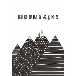 Постер в рамці Mountains Posters 30 х 40 см (sd124123)