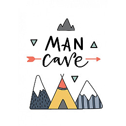 Постер в рамці Man Cave Posters 30 х 40 см (sd124125)