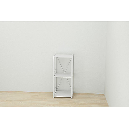 Этажерка Ferrum-decor Конект 73x34x28 см Белый (XK00259)