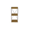Этажерка Ferrum-decor Конект 73x34x28 см Дуб Артизан (XK00261)