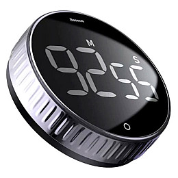 Таймер Baseus Heyo ротаційний зворотний таймер з цифровим LED дисплеєм та магнітною основою (ACDJS-01)