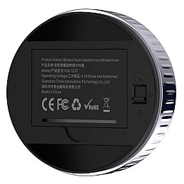 Таймер Baseus Heyo ротаційний зворотний таймер з цифровим LED дисплеєм та магнітною основою (ACDJS-01)