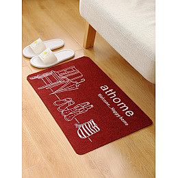 Коврик в ванную комнату Home Styles прямоугольный антискользящий 40х60 см Happy Home 50269