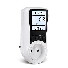 Розетка со счетчиком электроэнергии | энергометр ваттметр бытовой Intertek KP-PMB09L
