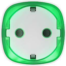 Радиоуправляемая умная розетка со счетчиком энергопотребления Ajax Socket белая