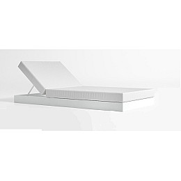 Пляжний шезлонг у стилі Loft NS-1410 2030x2000x700 мм Білий