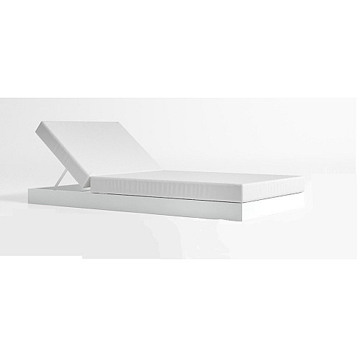 Пляжный шезлонг в стиле Loft NS-1410 2030x2000x700 мм Белый