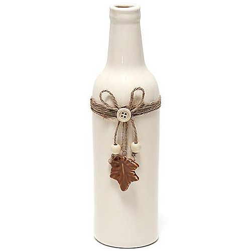 Ваза керамічна настільна Shabby Chic діаметр 8.4 см, висота 26.4 см Bona DP41670