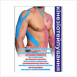 Плакат Кінезіотейпування Vivay А3