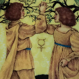 Декоративная тарелка Зодиак Близнецы 20 см Lefard AL31667