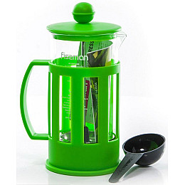 Заварник з пресом френч-прес Mokka 350мл і вимірювальна ложка Fissman DP39820
