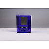Настольные часы с будильником Assistant AH01050 violet контейнер для ручек 2, 8'' Фиолетовый