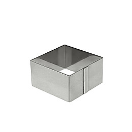 Форма квадратная из нержавеющей стали One Chef 8х8х4,5 см