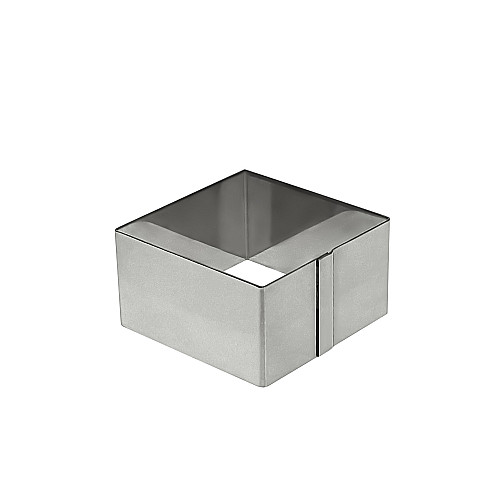 Форма квадратная из нержавеющей стали One Chef 8х8х4,5 см
