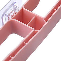 Держатель для тапочок настінний Lesko A992-01 Рожевий