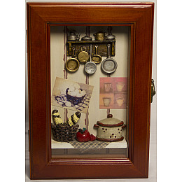 Ключниця настінна дерев'яна Кухонний дім Safebet SK15840