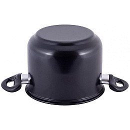 Пароварка Andrews 1-уровнева діаметр 26см 8л вуглецева сталь Kamille DP37015