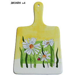 Підставка під гаряче Дощечка кольорова МІКС 24х15 см кераміка Bona DP41617