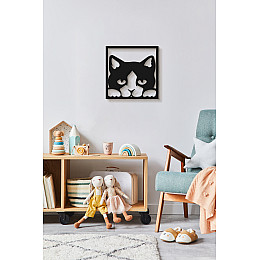Декоративне панно Декор Карпати на стіну Кот pn224 34х34 см
