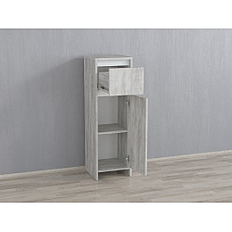 Пенал Forte з шухлядою та дверцятами Forte Wilmer 2 950x300x300 Бетон