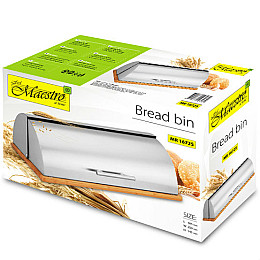 Хлебница Maestro из нержавеющей стали 38.5 х 25 х 14.5 см MR1672S