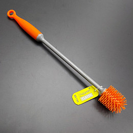 Ершик для миття пляшок Maestro MR-1163 3.5х3.5х30 см оранжевий