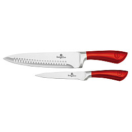 Набор ножей Berlinger Haus Metallic Line Burgundy Edition 2 предмета (BH-2372)