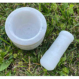 Ступка з пестиком кам'яна A-Plus 0539