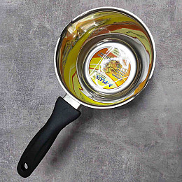 Ковш з нержавіючої сталі А-Plus 14см 0256 0,9 л