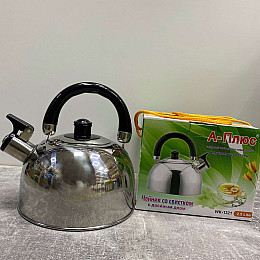 Чайник из нержавеющей стали 2,5 л A-Plus 1321