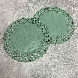 Подставка під гаряче 2 шт Stenson 682 зелена