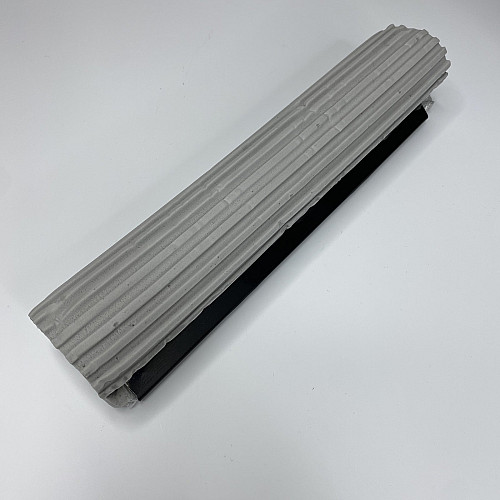 Запаска к швабре PVA з віджимо 27 см сірий м'який ECo Fabric EF-2527-SG