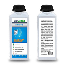 Засіб для очищення та дезінфекції сміттєвих баків Bio Shock 1л BIO Green