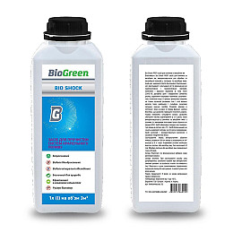 Засіб для прочистки систем крапельного поливу Bio Shock 1л BIO Green