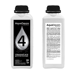 Средство для дезинфекции воды безхлорное 1 л AquaDream 4
